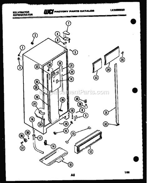 kelvinator refrigerator parts